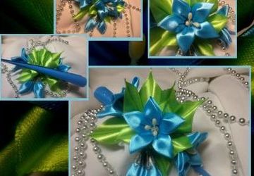 Цветы из атласных лент своими руками