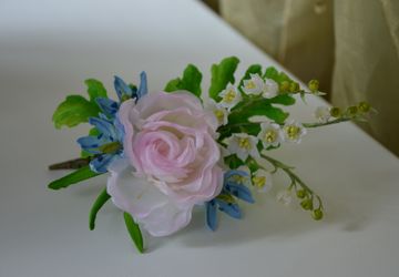 Брошь " Расцвет флоры"