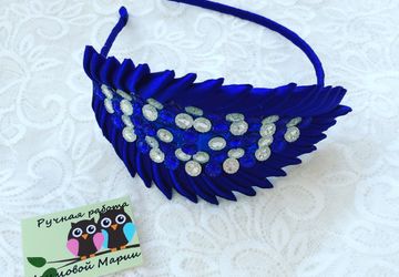 Ободок "Синее пламя"