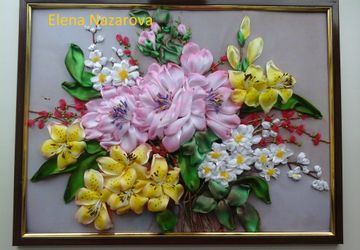 Розы и лилии