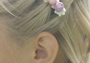 заколка "не распустившиеся розы"