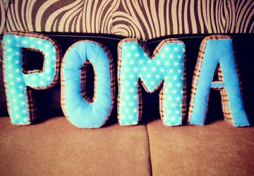 Объемные буквы подушки