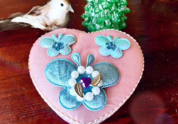 Три броши "Бабочки"