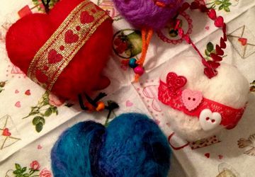 Сердечки-подвески. Сердечки-брошки.