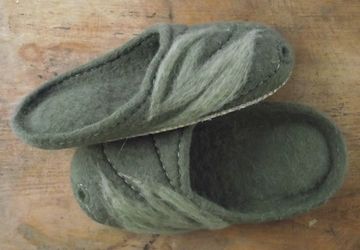 тапочки из 100% шерсти