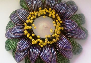 Подсвечник из бисера