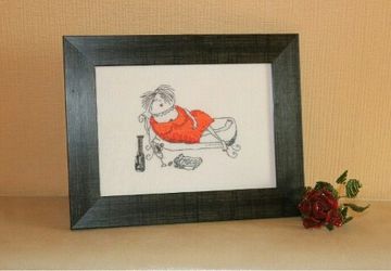 Вышитая картина.