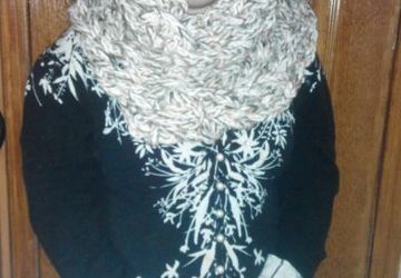 Стильный вязаный хомут