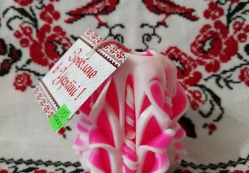 Свічка Різблена