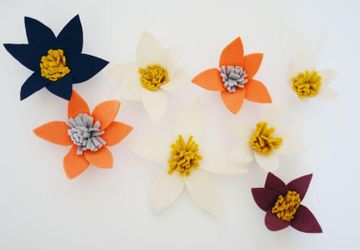 Венок из фетра. Мастер-класс