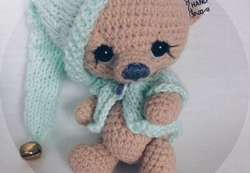 Мишка игрушка амигуруми