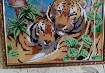 картина Тигры