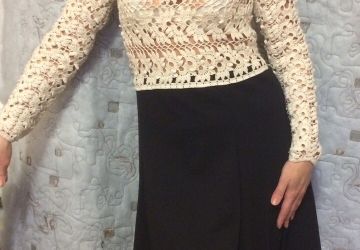 Комбинированное платье