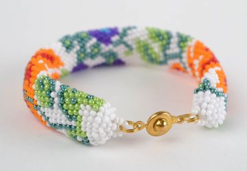 Аксессуары своими руками: плетем украшения из бисера