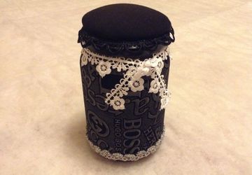 Баночка для ниток и иголок.