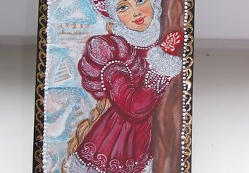 Шкатулка "За околицей " 