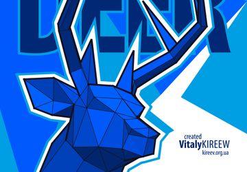 Голова оленя.