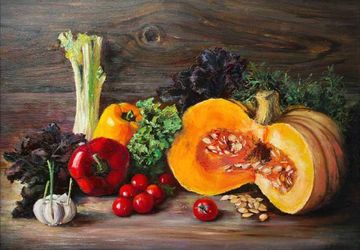 Курс масляной живописи: «Большие форматы.Натюрморт с овощами»