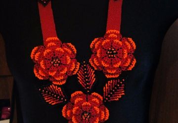 Гердан и серьги