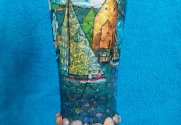 Ваза (декупаж)