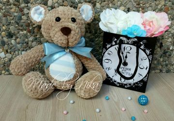 Мишка плюшевый