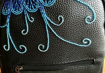 Эксклюзивный рюкзак ручной вышивки бисером, в единственном экземпляре