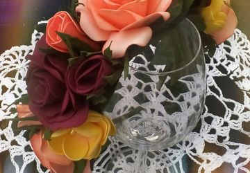 ободок с цветами