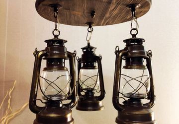 Люстра керосиновая лампа лофт ретро