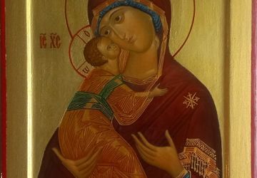 Икона Божией Матери Владимирская. (Извод прп. Андрея Рублева)