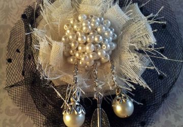 Брошь текстильная "Праздничное настроение"