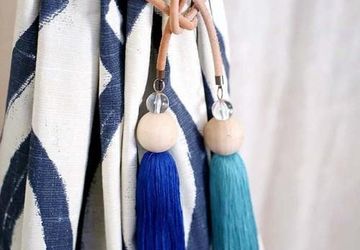 Прихваты для гардин своими руками