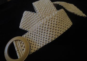 Ремень "Кофейная пенка"