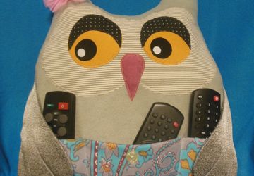 Подушка-пультодержатель "Сова"