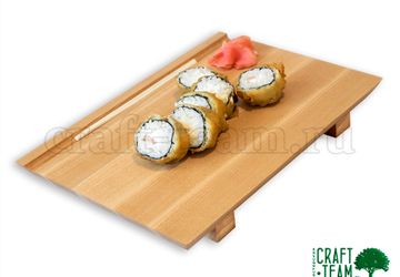 Доска для роллов (ясень). Размеры 350*190*20