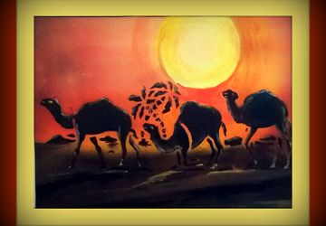 картина,караван