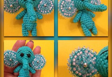 Брошь,, Слонёнок,,