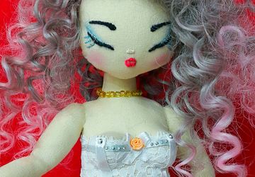 Кукла интерьерная ручной работы.