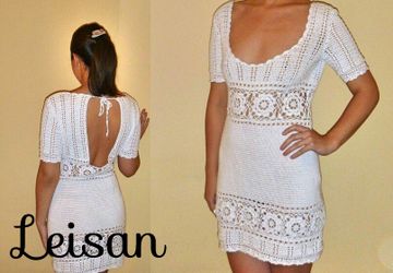 Платье крючком 