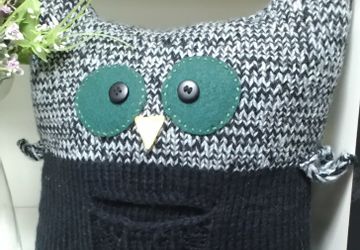 Подушка-игрушка "Сов-сладкоежка"