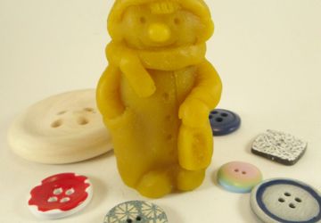 свеча "Гном с фонариком"