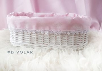 Плетеная корзина "Перышко"