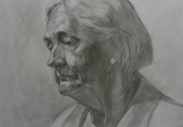 портрет пожилой женщины