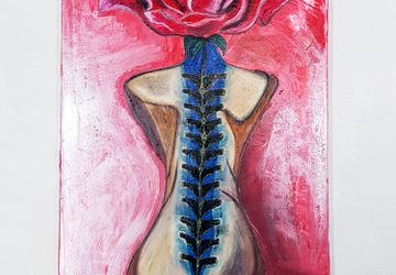 Картина "Женщина роза" автор A.Knabengof