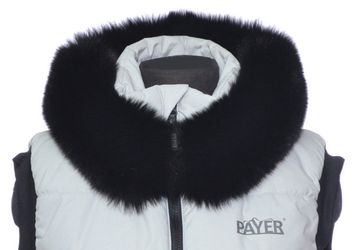 Опушка из меха черного песца