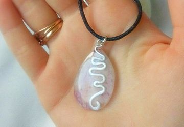 Кулон "Нежная орхидея"