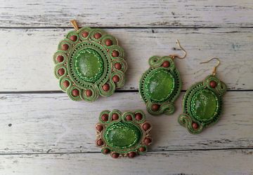 Сутажный комплект "Лесная царевна"