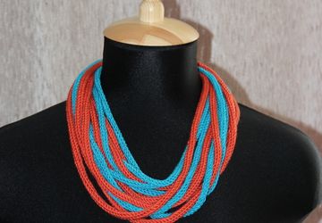 Колье "Лазурный берег"