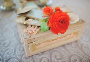 Булавка Роза Апельсин