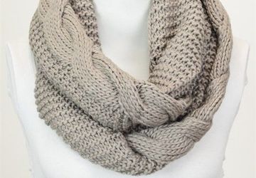 Как связать теплый шарф