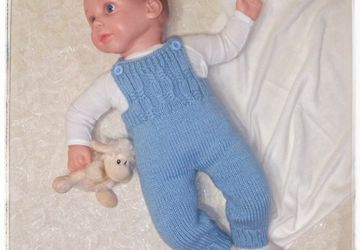 Полукомбинезон вязаный